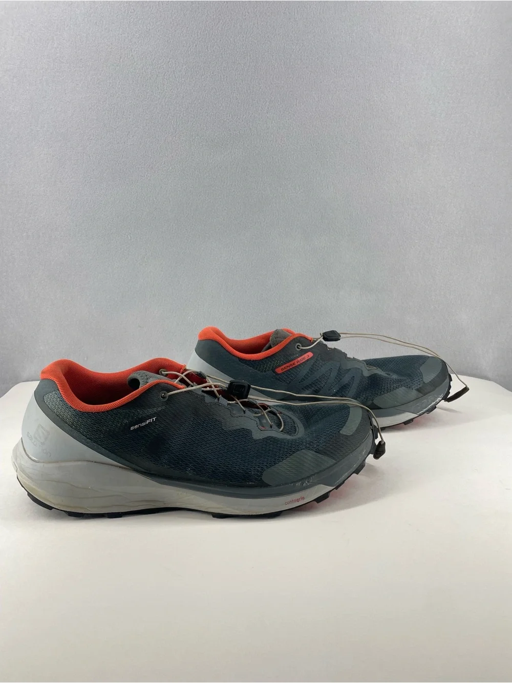 Salomon Sense Ride 3 Stormy Weather / Pearl Blue Trail Running Shoes Men’s 12.5